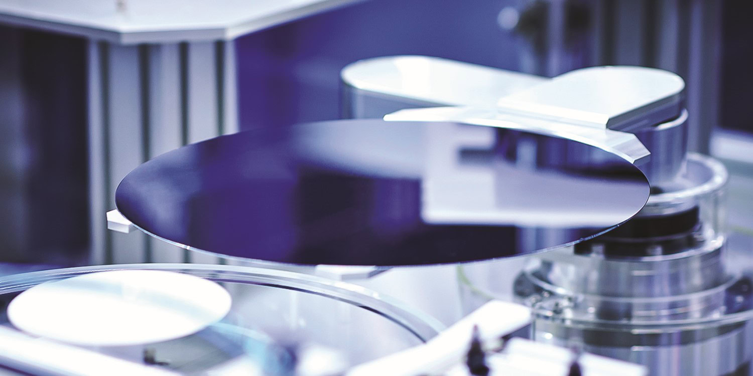 A silicon wafer used in semiconductor processing. <em>Credit: MO-SCI</em>