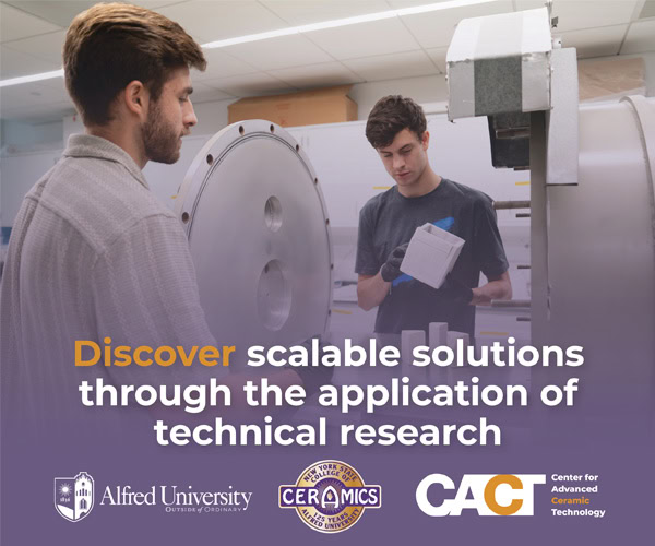 Ad for Alfred University - Discover scalable solutions through the application of technical research