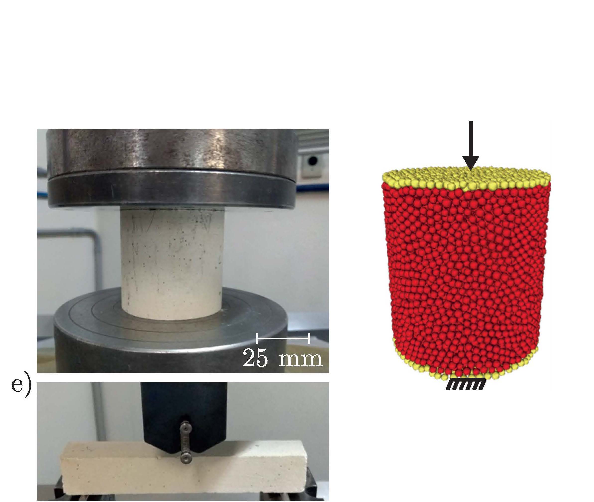 High-temperature ceramic test, material deformation under pressure, ceramics research, industrial material testing, ceramic engineering analysis.