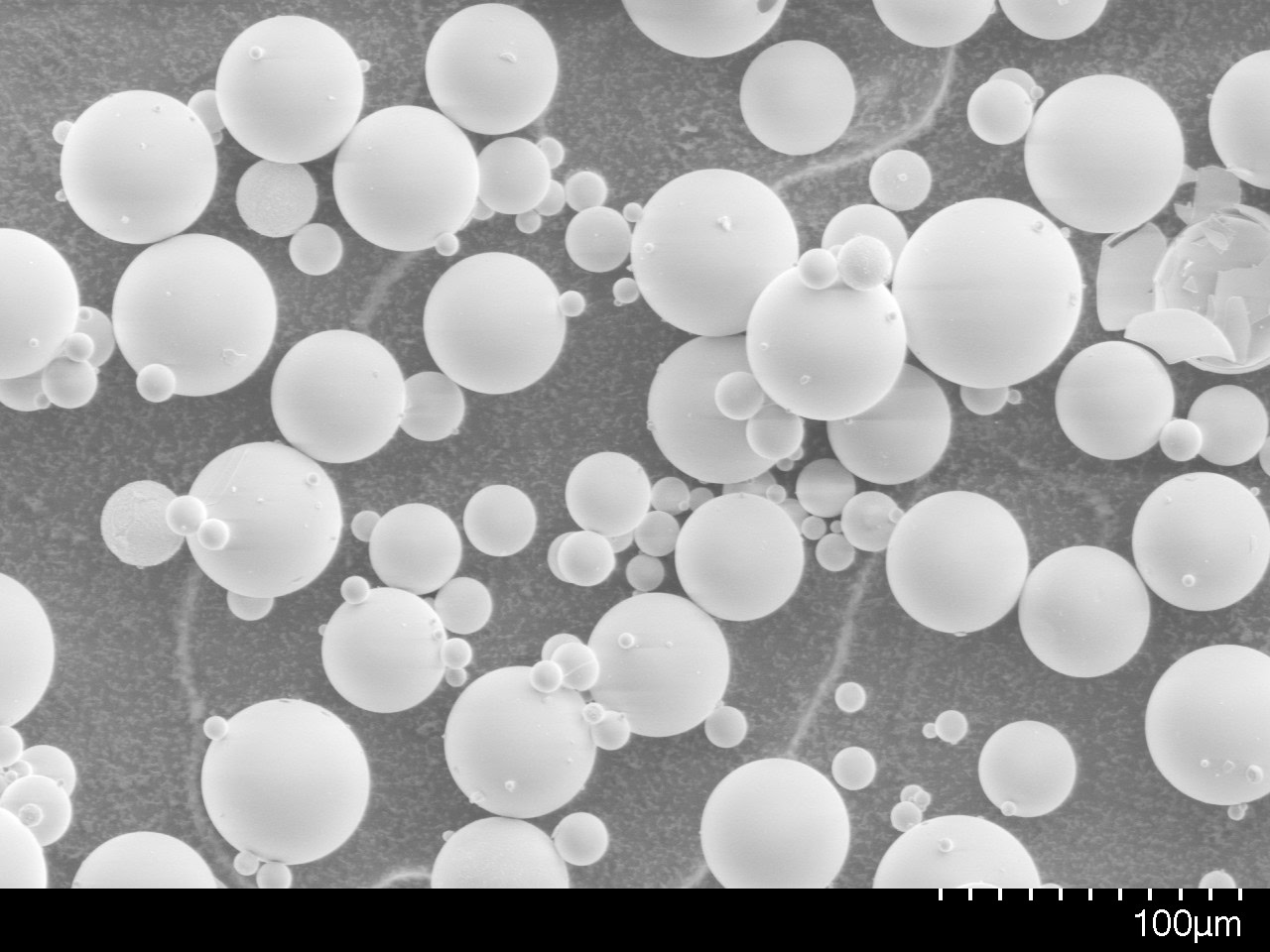 Microscopic ceramic bubbles for materials science research and development.