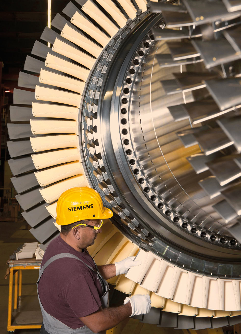 High-tech turbine engine component in manufacturing facility, industrial machinery, ceramics application.