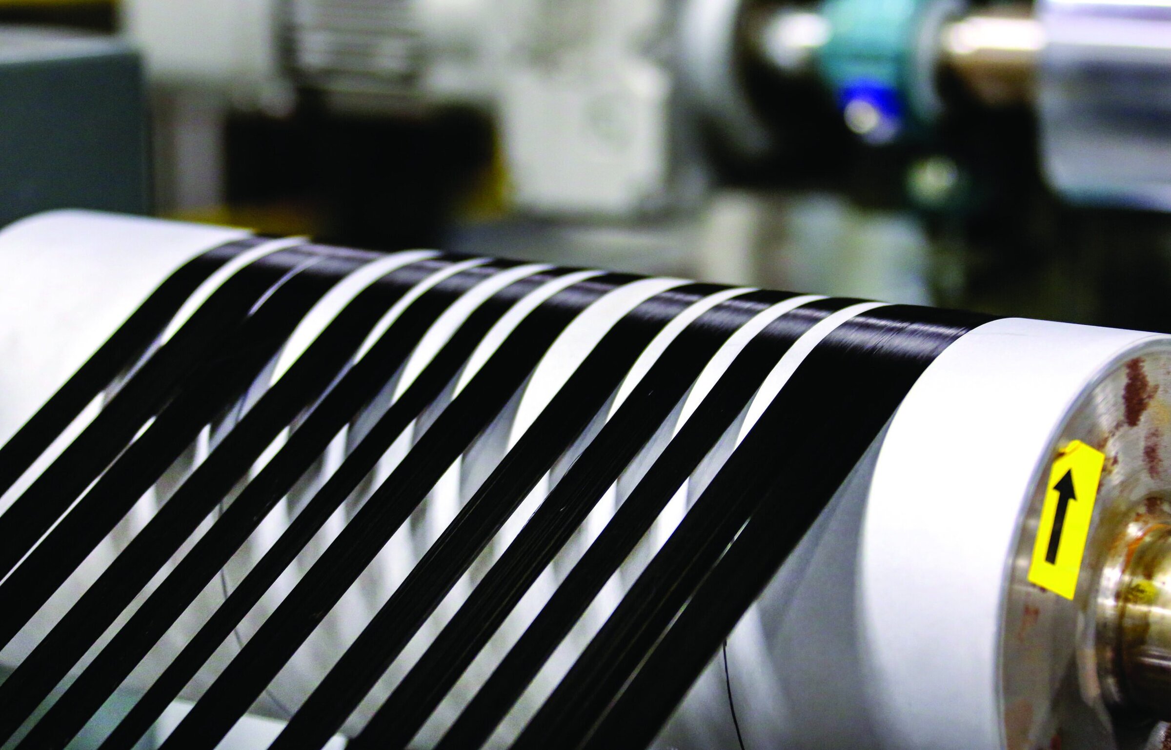Flexible ceramic substrate rolls used in advanced electronics manufacturing.