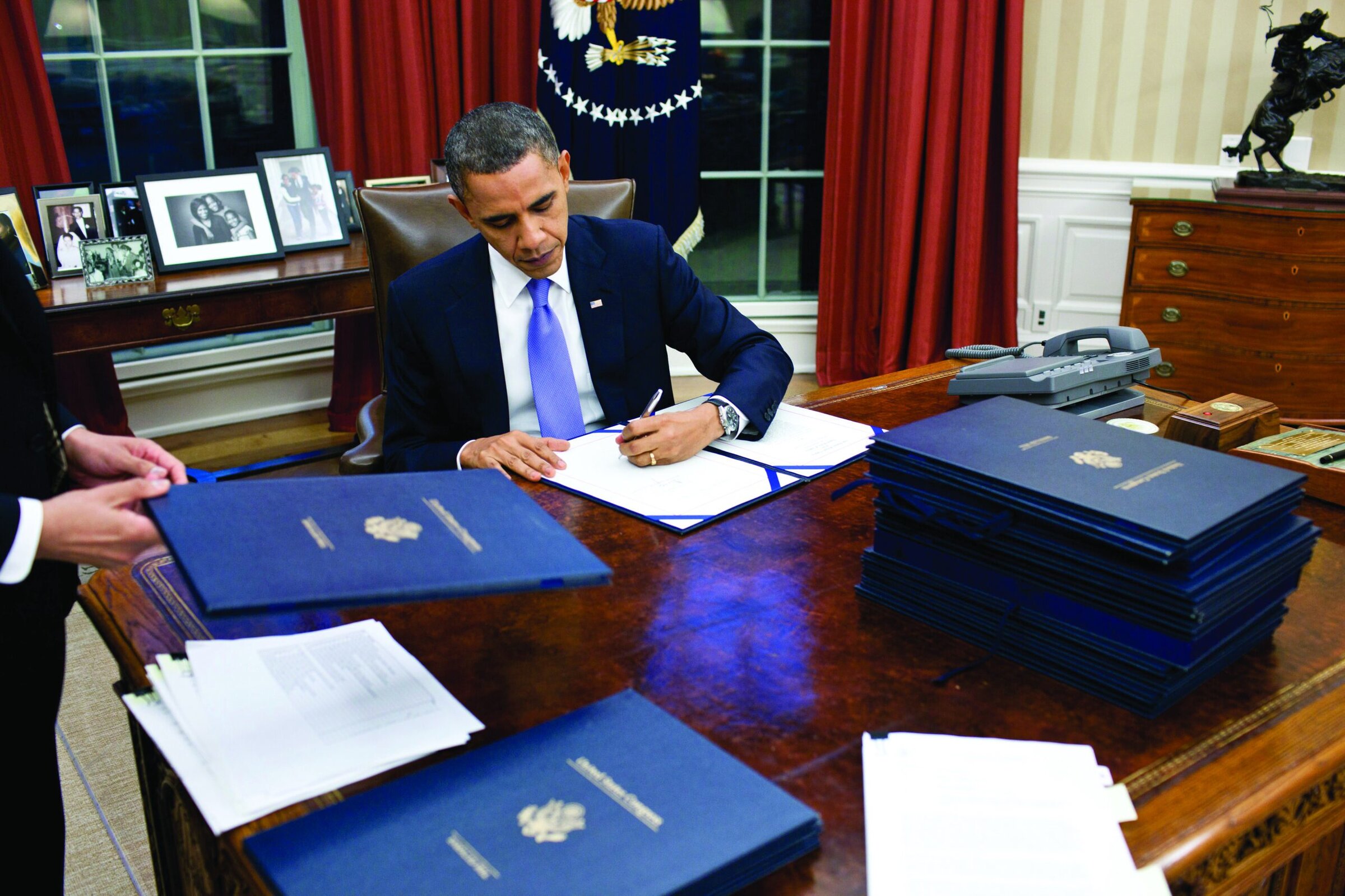 Official White House signing of ceramic industry initiative, ceramics innovation, and industry collaboration.