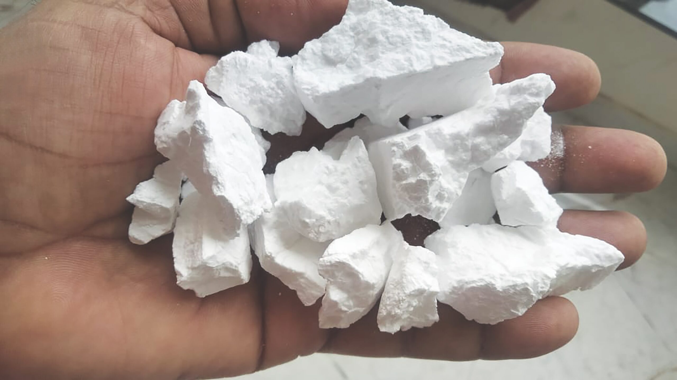 Picture of sintered cristobalite.