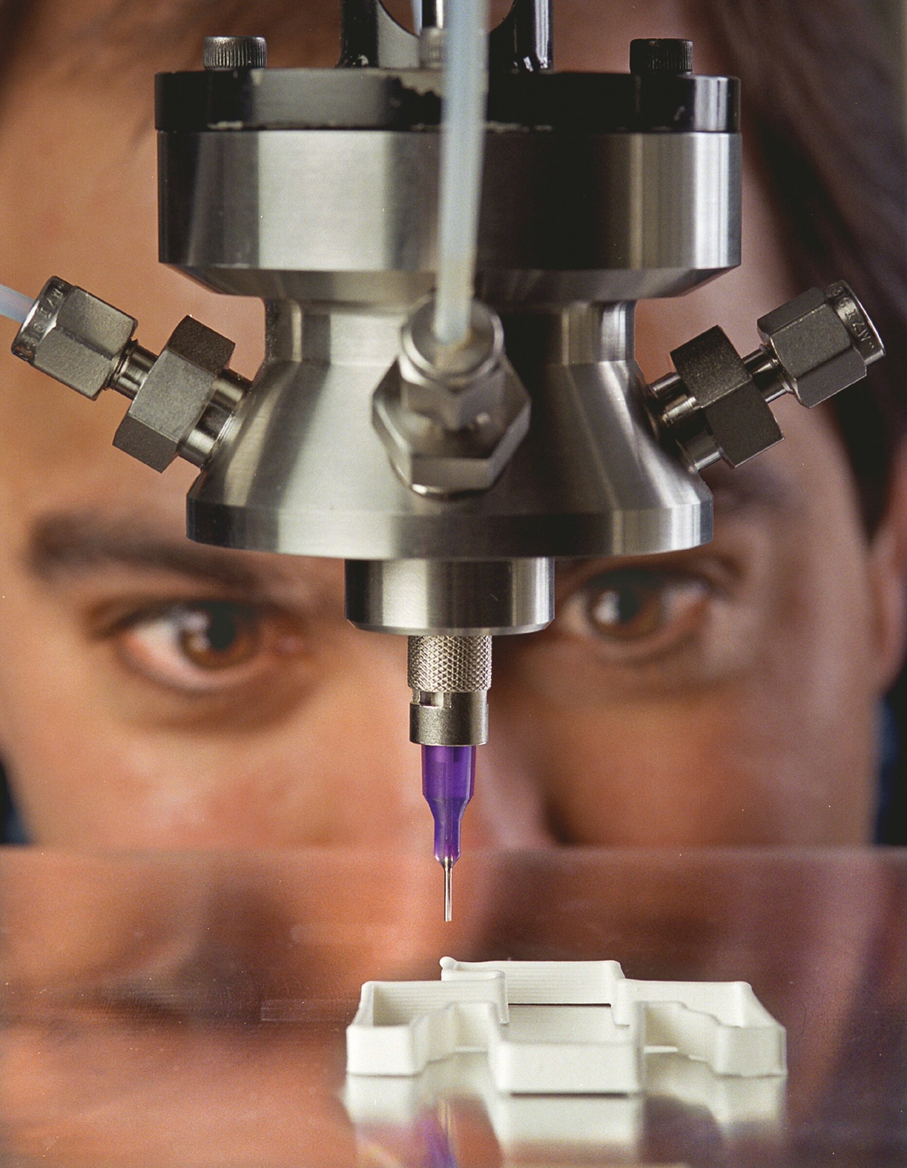 Precision scientific equipment used in ceramic materials research and development.