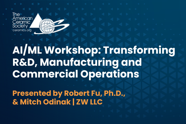 AI/ML Workshop: Transforming R&D, Manufacturing and Commercial Operations.