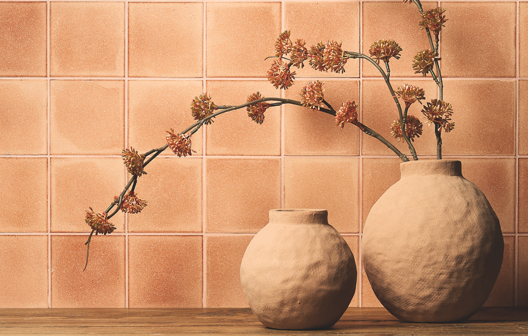 Picture of ceramic tiles produced using Dekiln’s BioSintering technology.