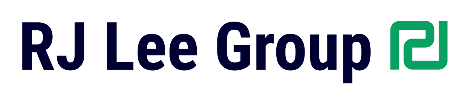 R.J. Lee Group logo, a company specializing in materials analysis and testing services.